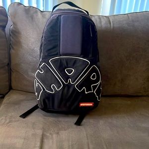 BLACK SPRAYGROUND BACKPACK UNISEX